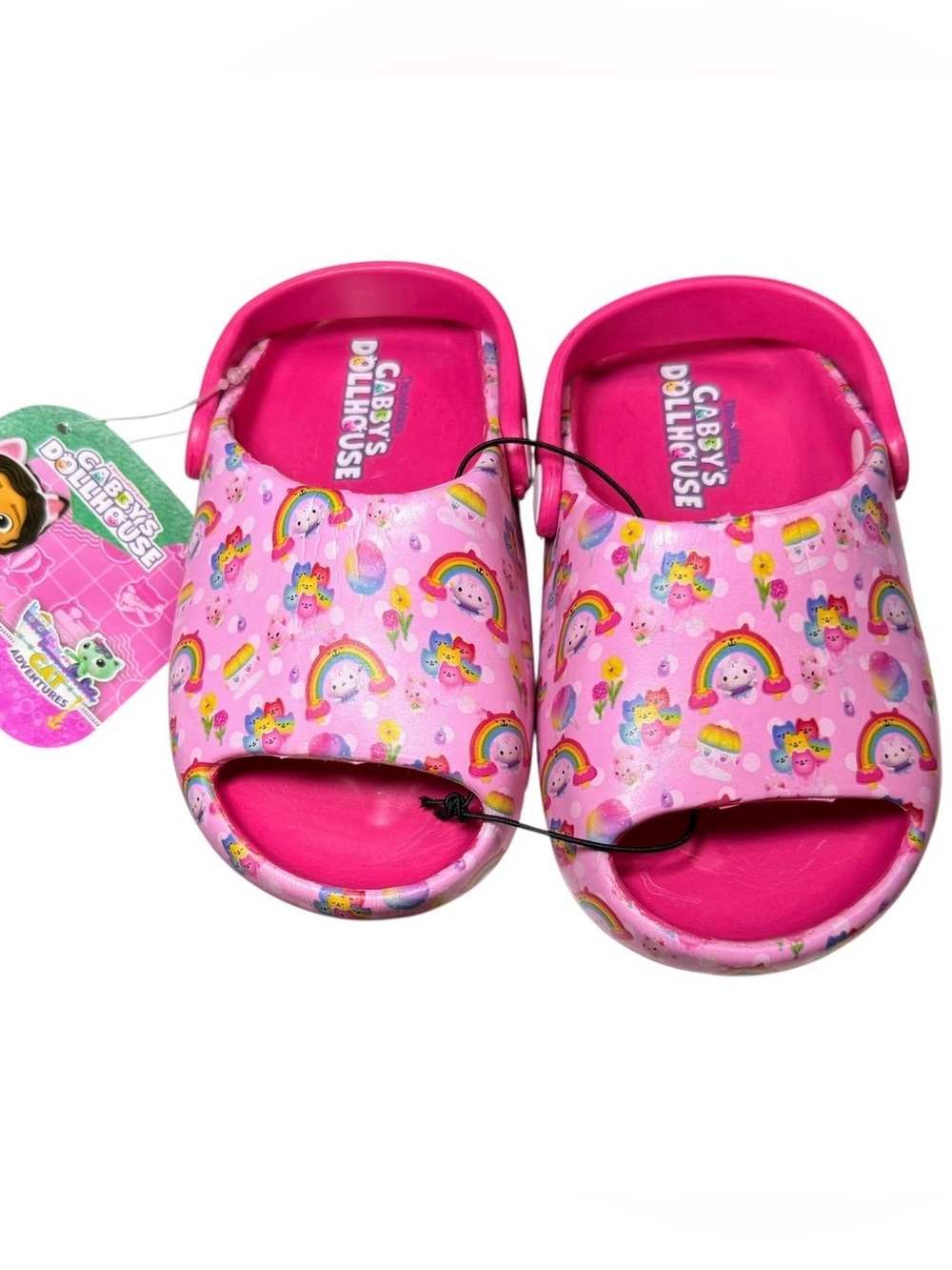 Gabbys Dollhouse Toddler Girls Comfort Slide Sandals